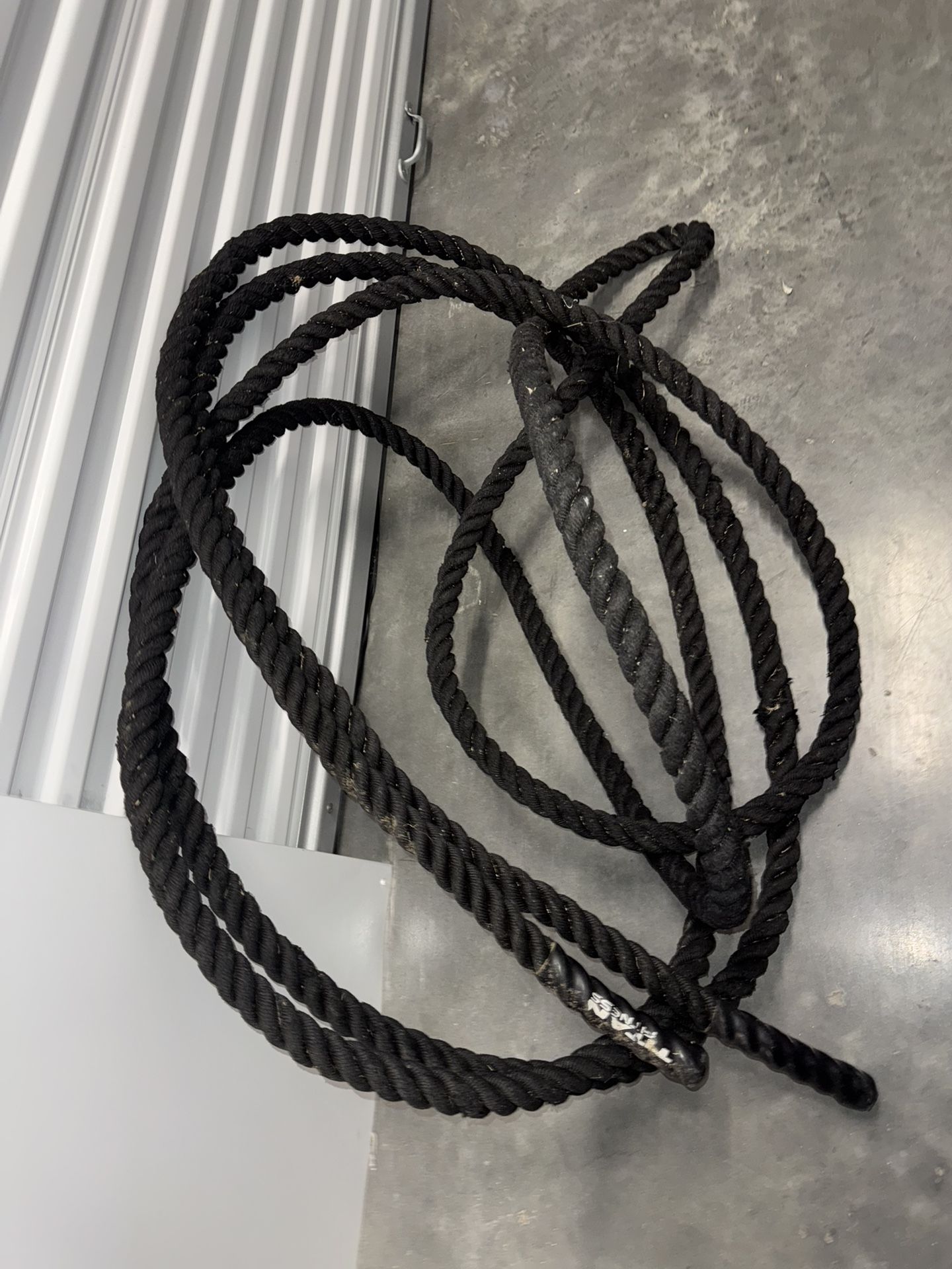 Titan Black Poly Dacron Battle Ropes Sports & Outdoors
