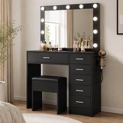 Vanity set black
