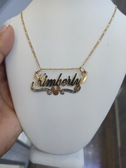14k Custom Nameplate