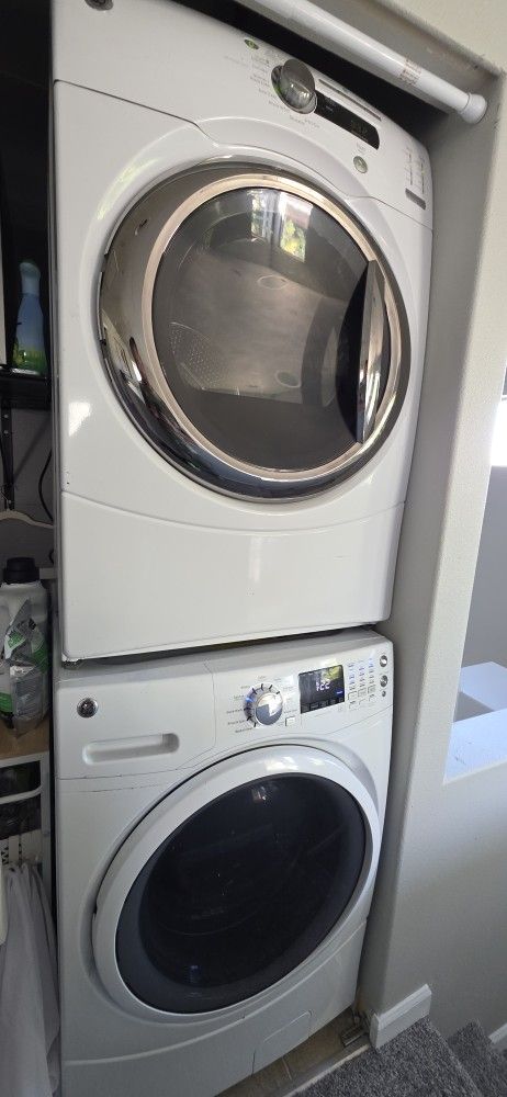 GE 4.5 Cu Ft. Washer And 7.5 Cu Ft. Electric Steam Dryer