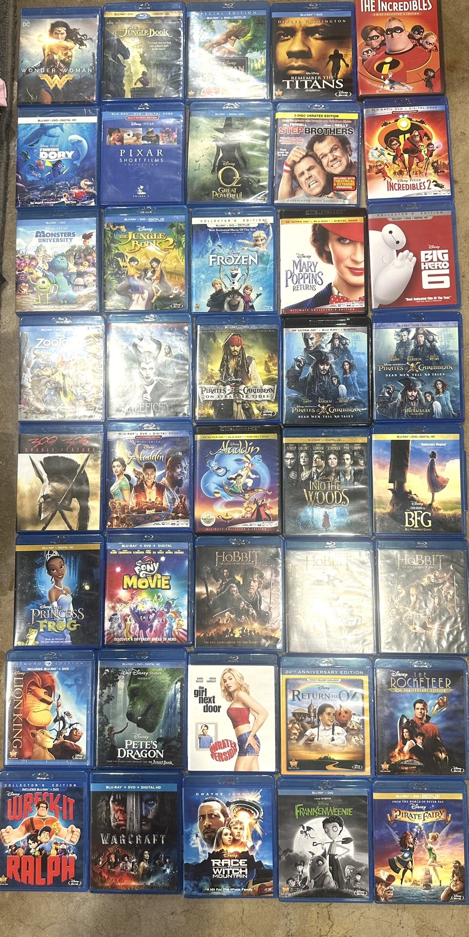 Blue Ray , Walt Disney Collection