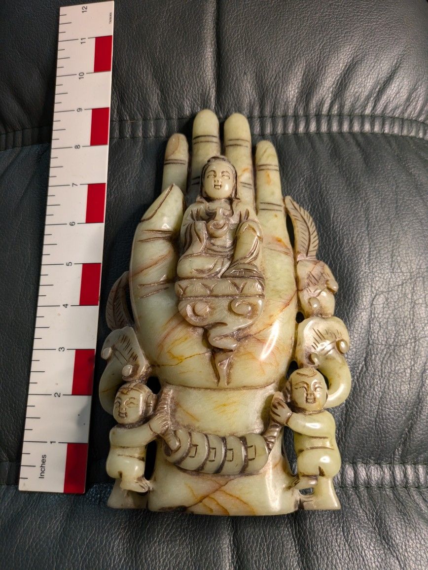 9x4 Chinese Jade Statue