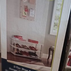 Brand New In Box 3 Tier Shoe Rack $30 Obo