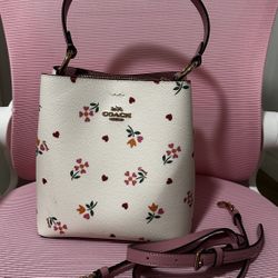 Coach Town/ Willow- Style floral bucket bag. 