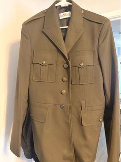 New Flying Cross Army Green Service Uniform (AGSU) Coat | 42R | Heritage Green