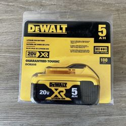 Dewalt DCB205-5AH 20V MAX XR Compact Lithium-Ion Power Tool Battery