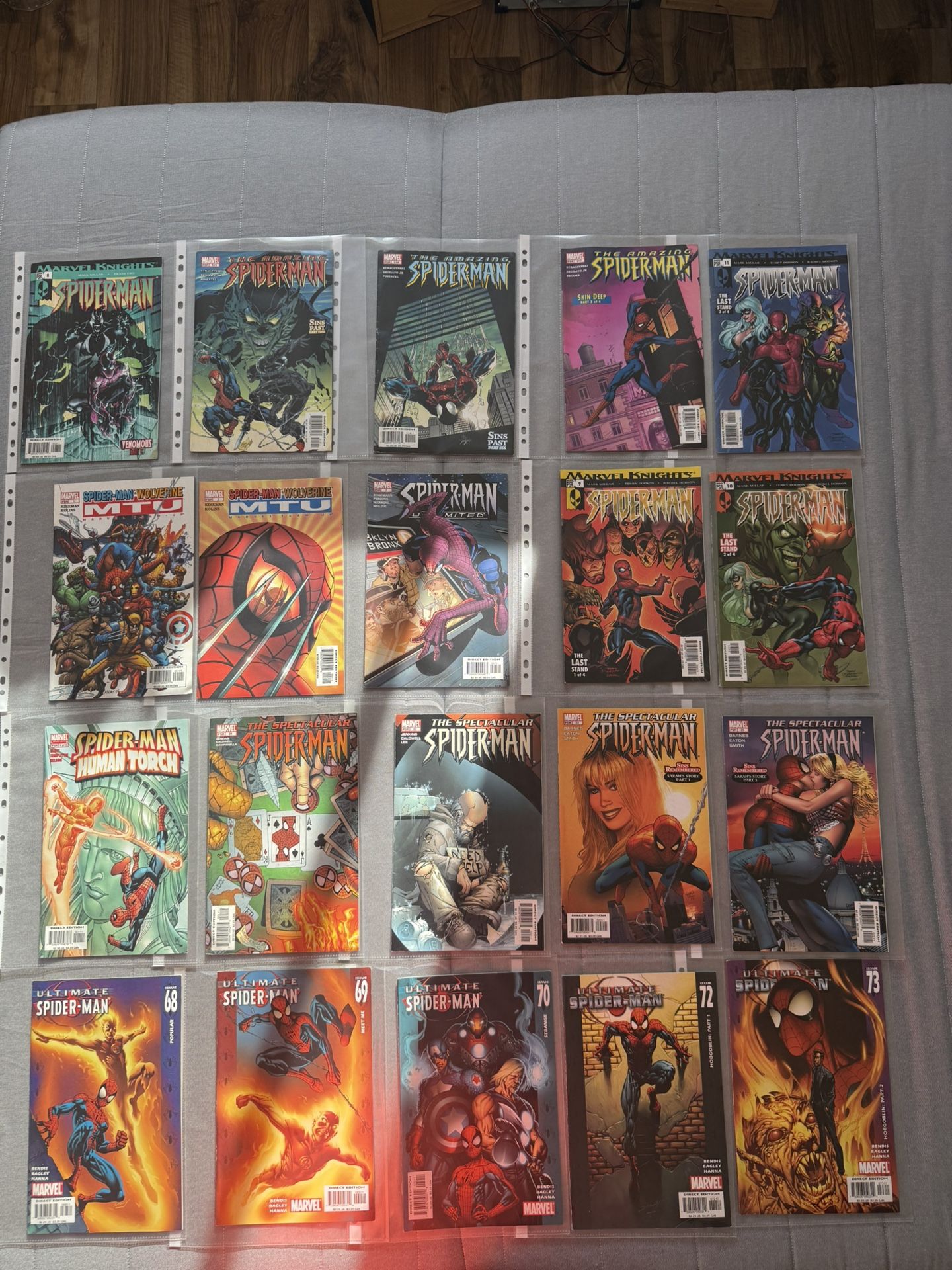 Spider-Man Comic Lot (20 Issues, 2000s) | ASM #514, MK #8, Team-Up #1 | Marvel