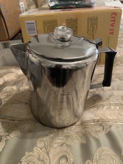 Stovetop coffee pot percolator 