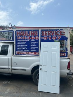 Metal exterior door