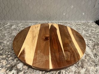 Wooden Lazy Susan Serving Tray