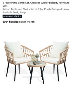 Patio / Balcony Chair Set