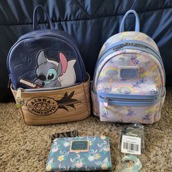 Loungefly Stitch Mini Backpack Lot