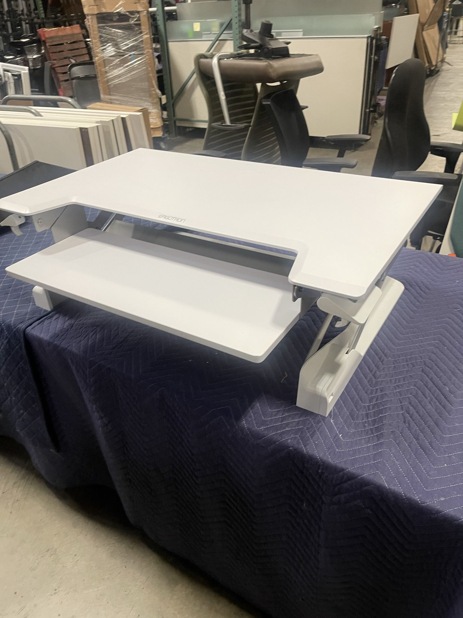 Ergotron Desk Converter! We Also Monitor Arms, Standing Desks, And Chairs!!