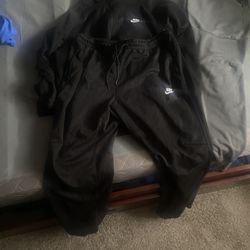 Black Nike Tech And Grey Nike Tech Pants