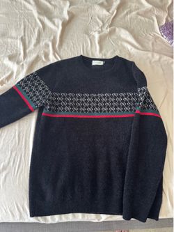 Gucci GG jacquard crewneck sweater AUTHENTIC