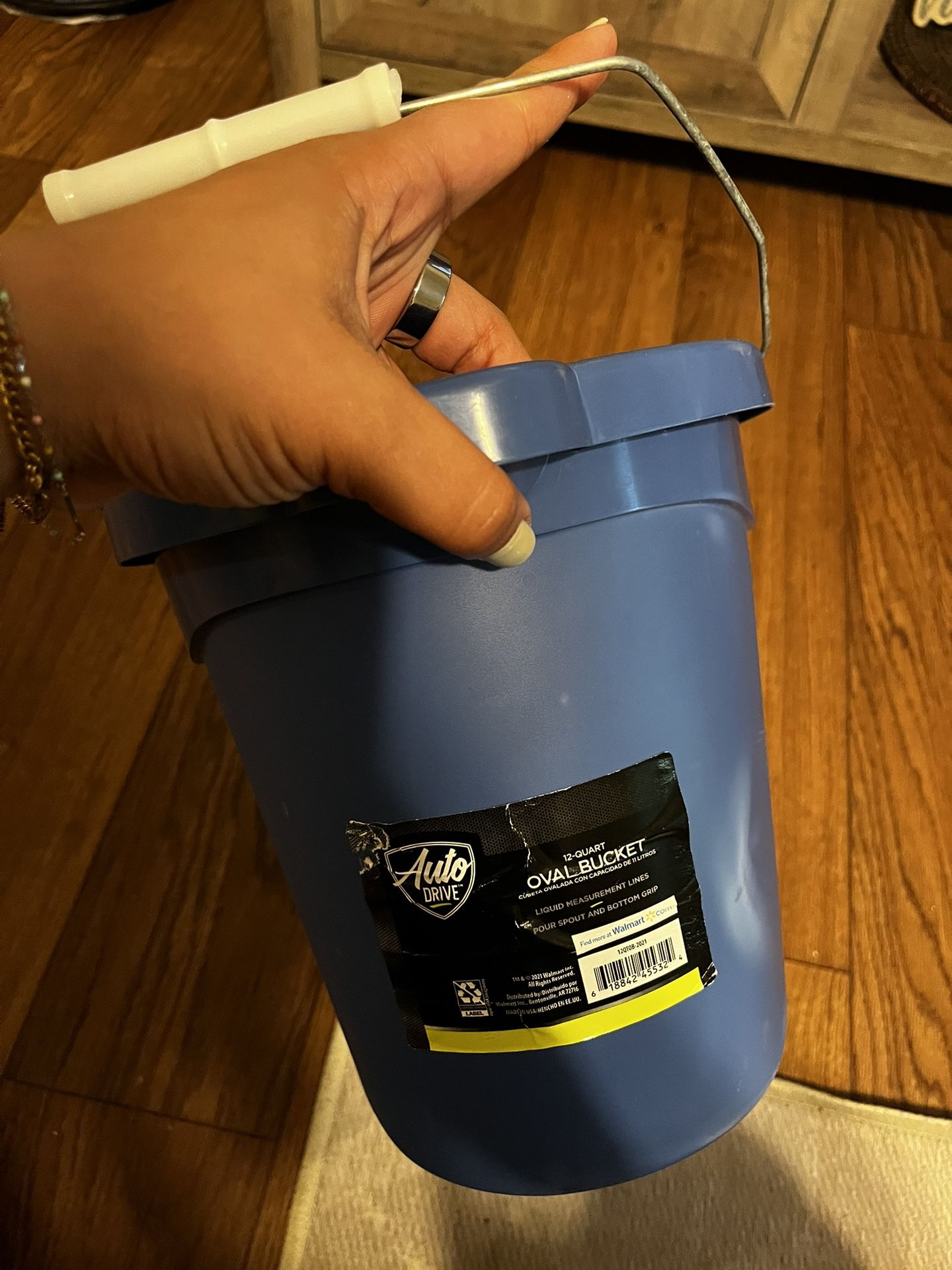 Blue Oval Bucket