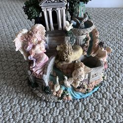 victorian angel style music box