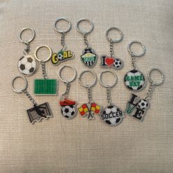 Soccer Key Charms - New - $5.00