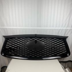 Car Front Grill For 2017-2018 INFINITI Q60Black With Camera Option