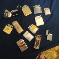 Vintage Lighters Mono Gas Caliba Thorns Switzerland Pacton Ny Penguin Music Lighter And Champion 30 Buys Them All