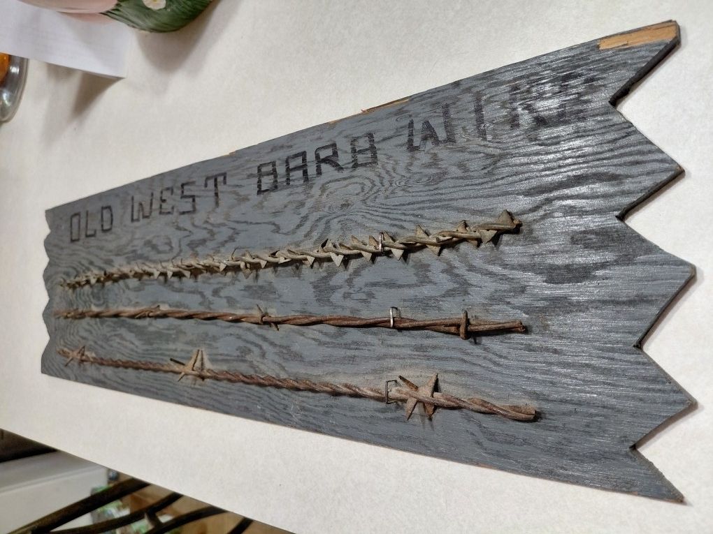 Old West Barbed Wire Decor