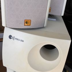 Computer Subwoofer And Speaker System - Works perfectly