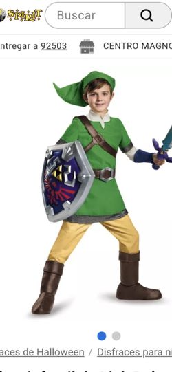 Disfraz Infantil De Link De La Leyenda De ZELDA