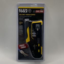 Klein Tools VDV226-110 Pass-Thru Modular Wire Crimper, All-in-One Tool