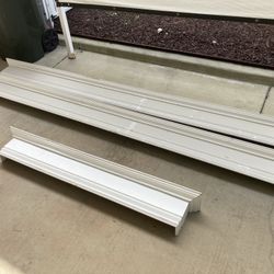 Long Wood Mantle Style Shelves (Particle Board Type Material)