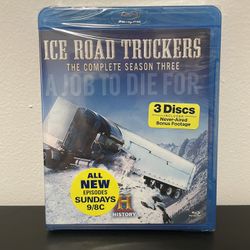 Ice Road Truckers Complete Season Three Blu Ray 3 Disc NEW SEALED History 2010
