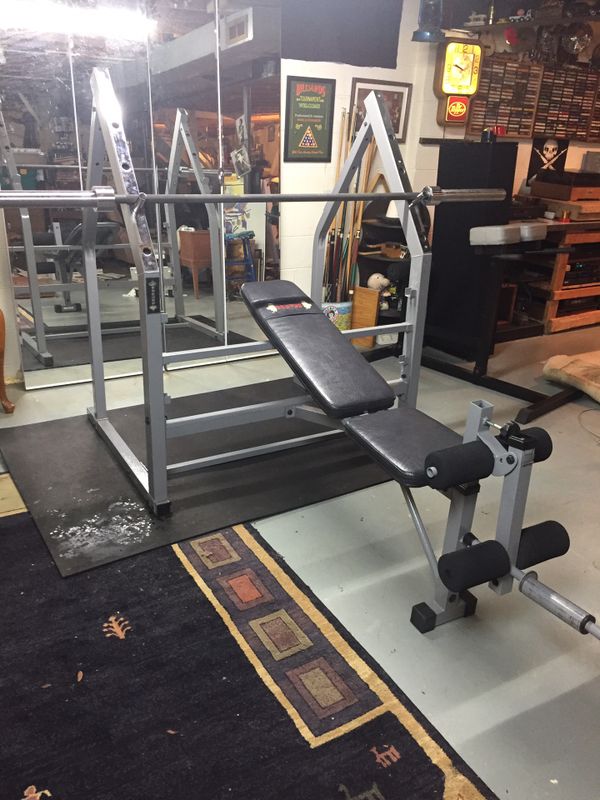 Brutus Half Cage Olympic Weight Bench Squat Rack For Sale In Medina Oh Offerup