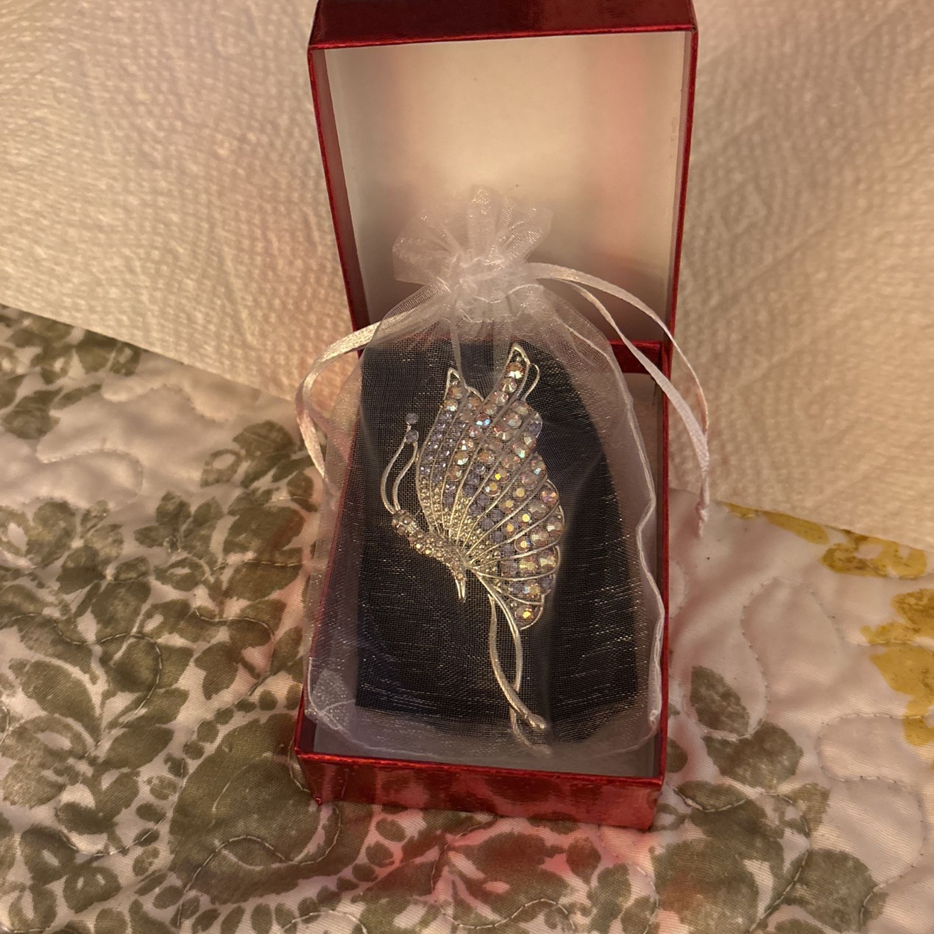 Vintage JBK Camrose & Kross Butterfly Brooch