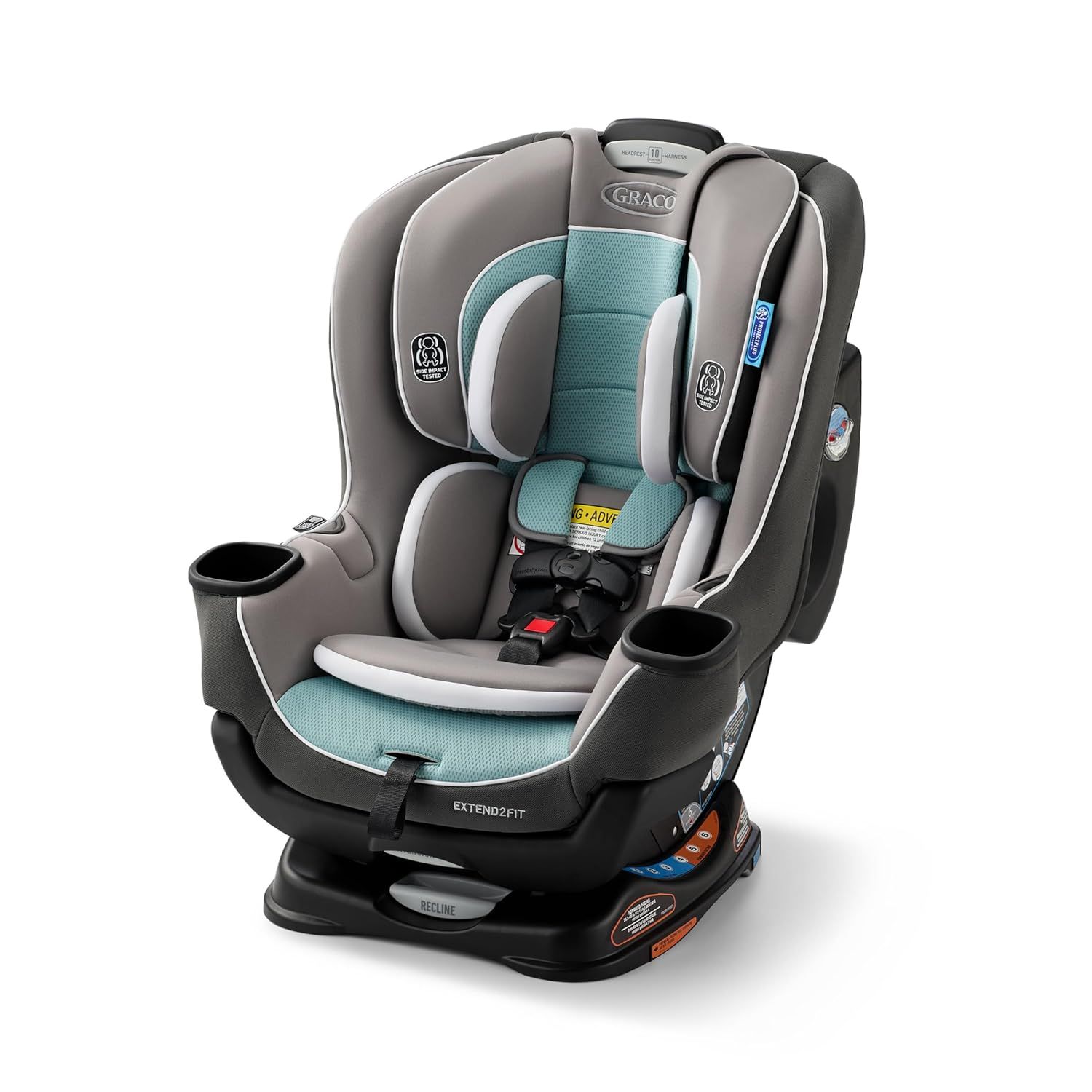 Graco Extend2Fit Convertible Baby Car Seat, Rear and Forward