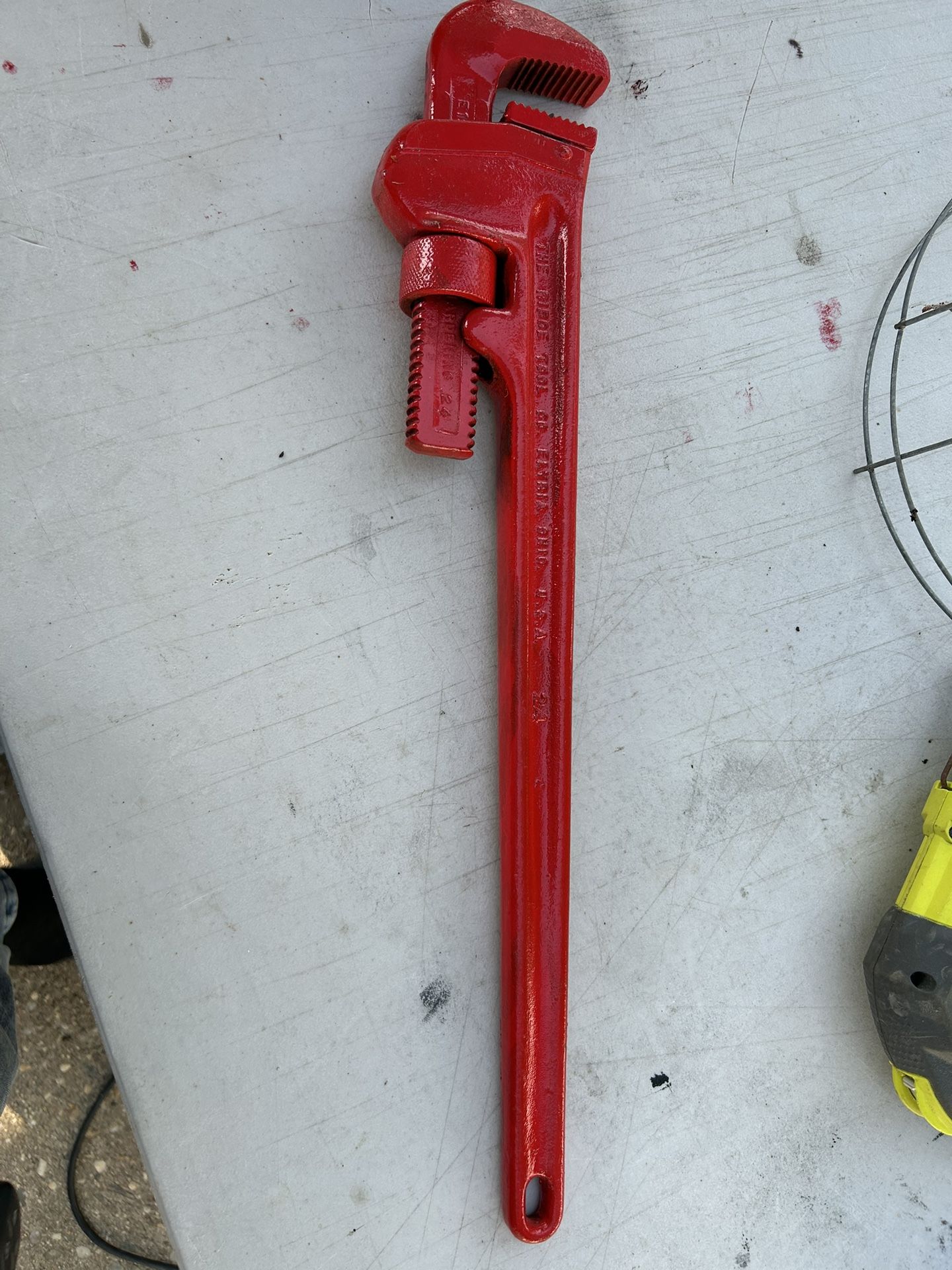 Pipe Wrench By The ridge Tool Co 24”