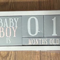 Baby Boy Day/weeks/month/ Year Nlocks