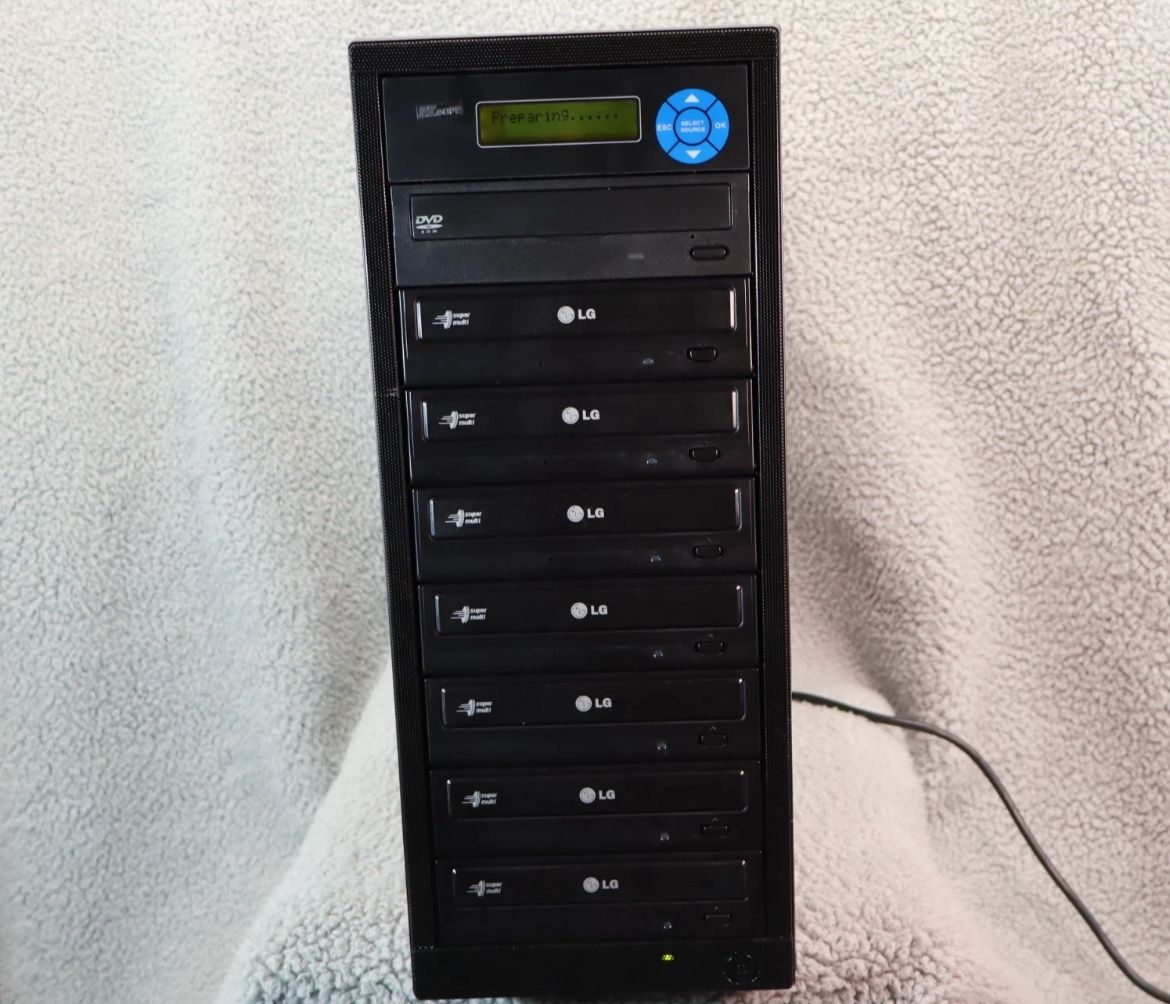 EZ Dupe 1 to 7 Target CD / DVD Duplicator MSRP $599 VGUC