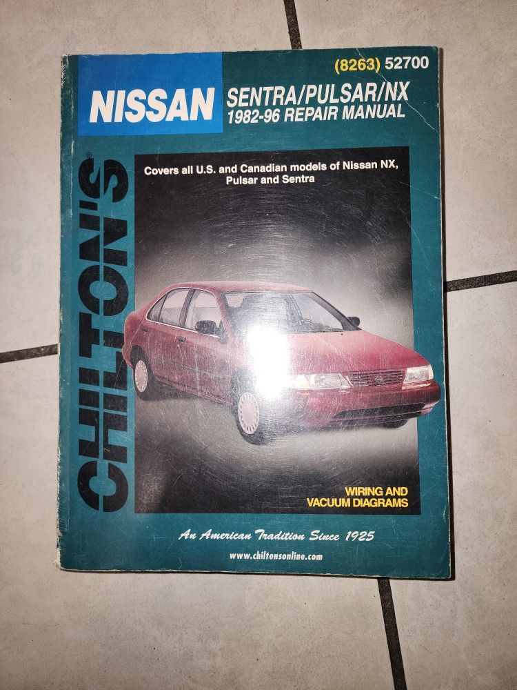 Chilton's Nisan Sentra/Pulsar/NX 1982-96 Repair Manual