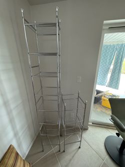 Bathroom storage racks (2)