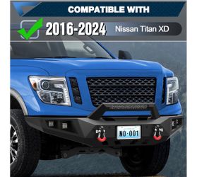 16-24 Titan XD Front Bumper Only Full Width off-road bumper