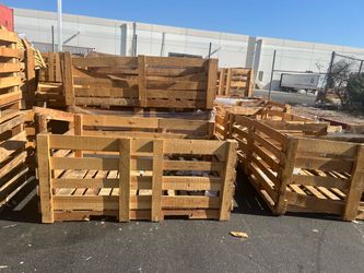 Wooden crates