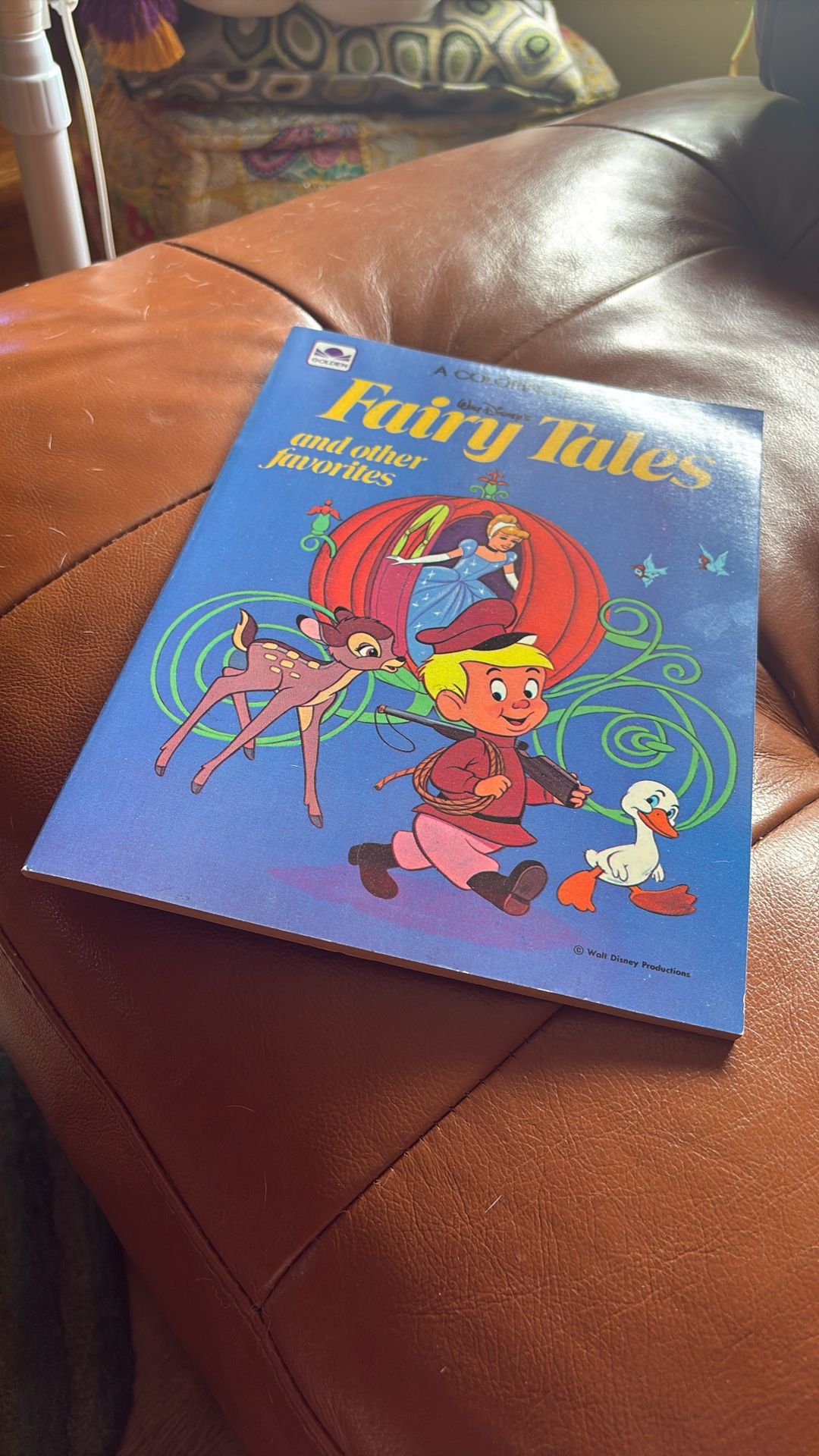 Walt Disney Fairy Tales And Other Favorites 1976 Coloring Book