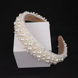 Pearl Headband New Headpiece Bridal Wedding 