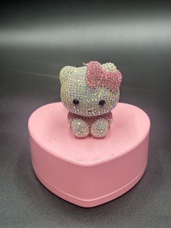 Happy birthday special Hello Kitty, Rhinestone Bling Bling Keychain