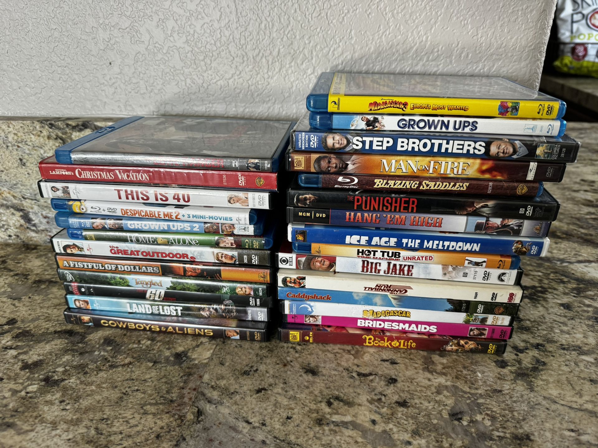 DVD And Blu Ray Discs - Various