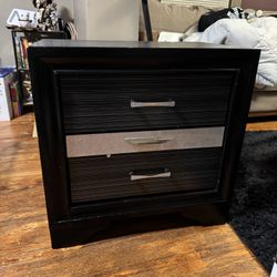 Nightstand 2 Drawers 1 Jewelry Slide 