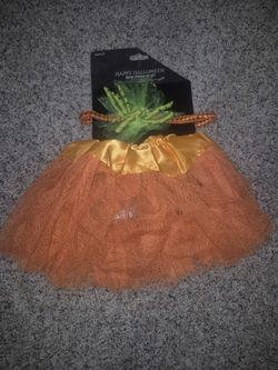 Baby's First Halloween Pumpkin Tutu And Headband