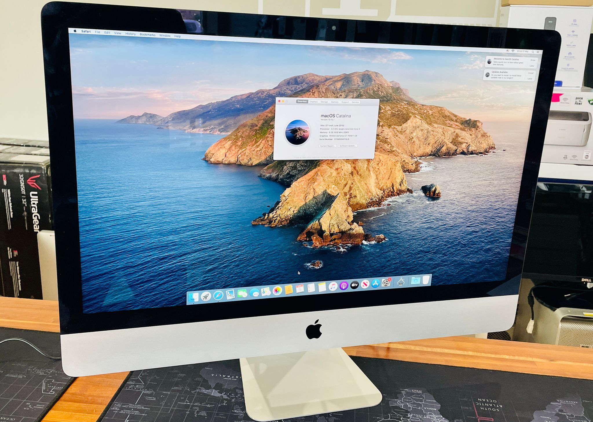 Apple Imac 27” Quad Core i5 8GB RAM 1TB HDD 1GB NVIDIA