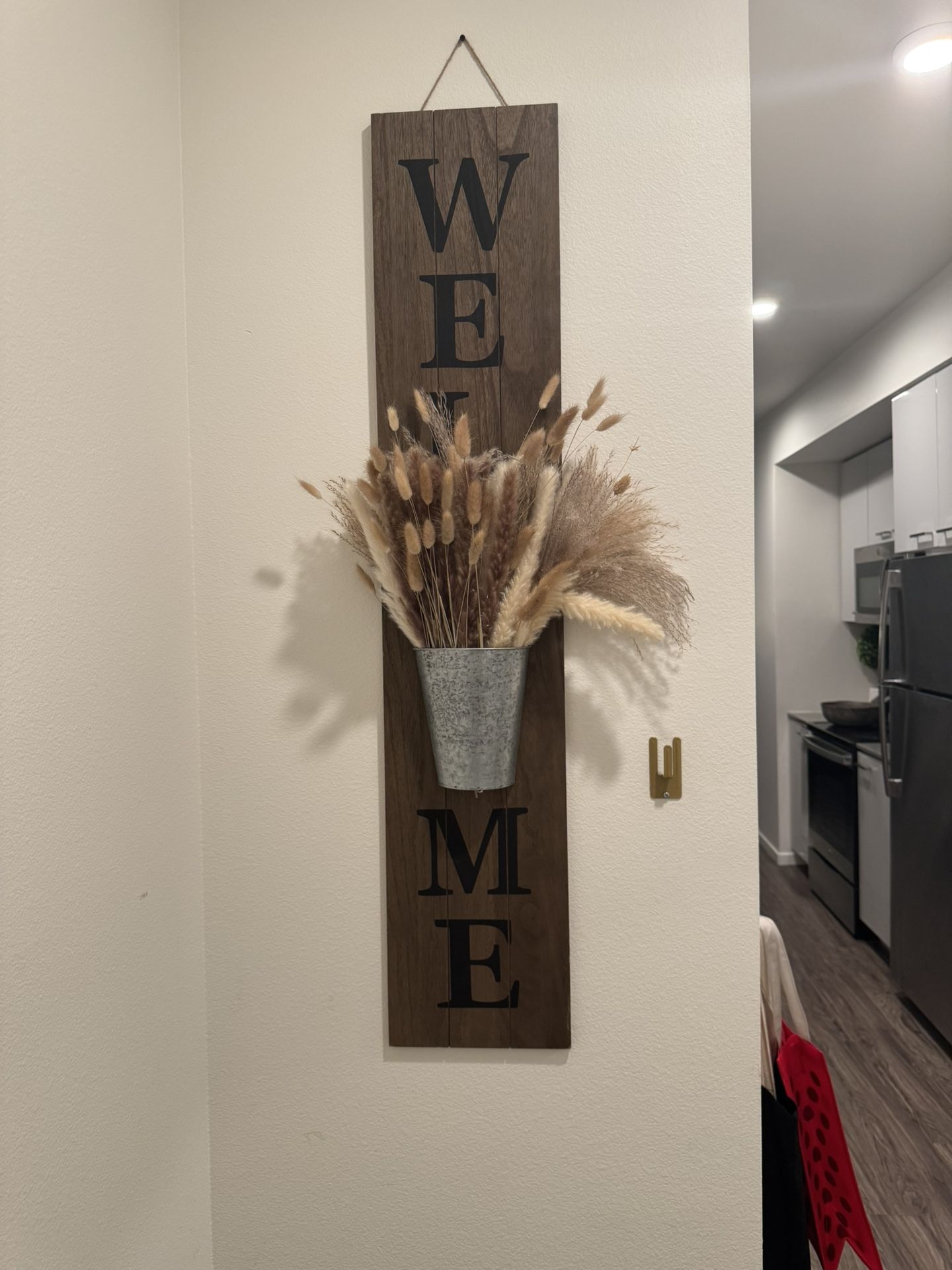 Welcome Hanging Sign