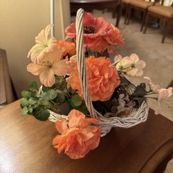 Flowers In Basket 