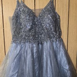 Blue Sparkly Dress